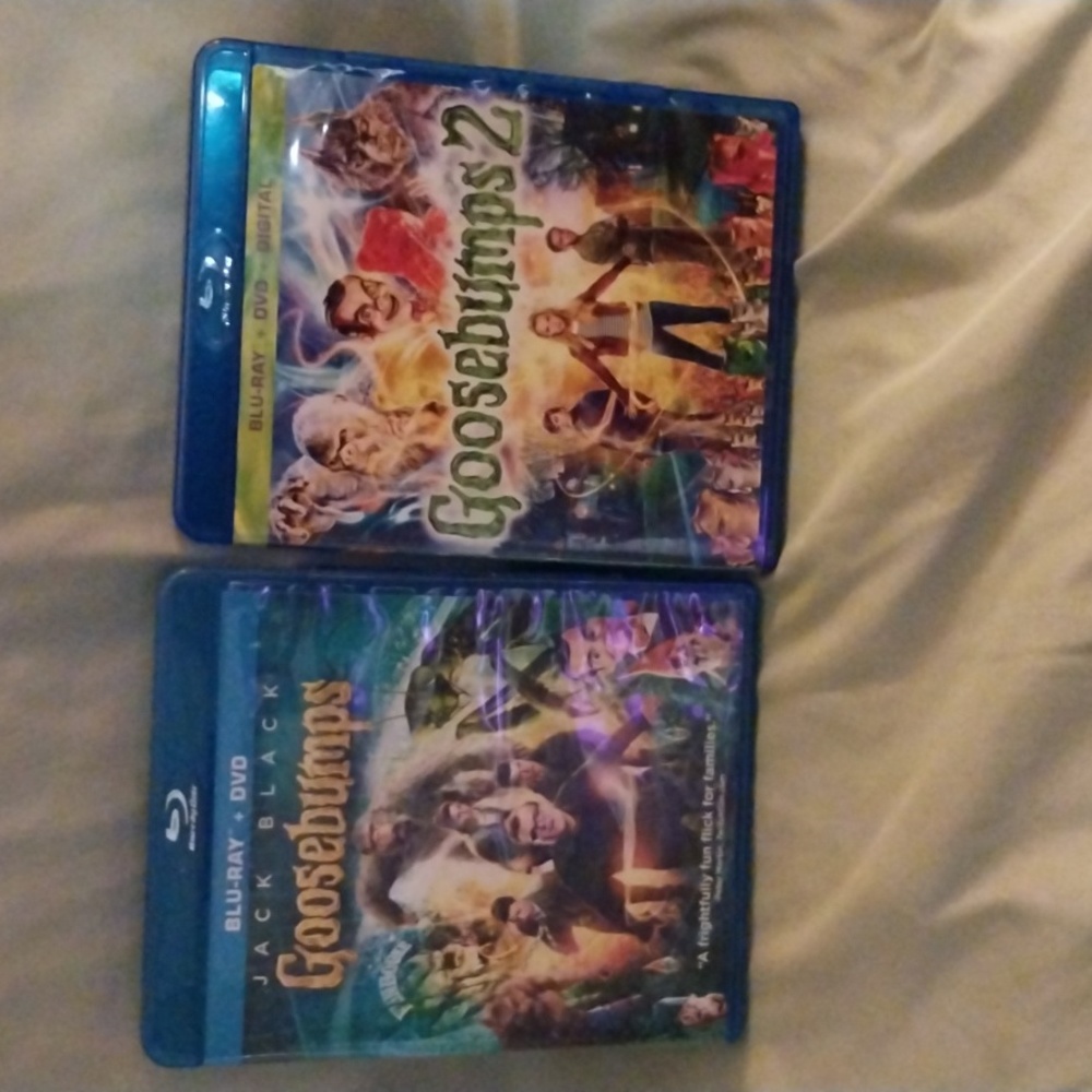 Goosebumps and Goosebumps 2 BLU-RAY +DVD Combo